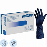 Перчатки латексные н/с, н/о UNICARE р.S (25пар/уп),ПС