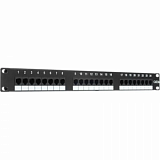 Патч-панель NewMax NM-PPU24C 19, кат. 5е, 1U, 24 порта UTP