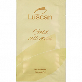 Шампунь Luscan Gold Collection, саше 10мл,500шт/уп