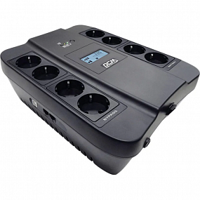 ИБП Powercom SPIDER SPD-900U LCD, Line-Int, LCD, AVR, 900VA/540W, 8xEURO