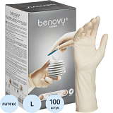 Перчатки мед.хирург. латекс., стерил. неопуд. ПАФ,  Benovy  р-8,5 50 пар/уп