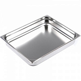 Гастроемкость LUXSTAHL нерж.сталь, GN 2/1, 65,4х53х10см, (га33)