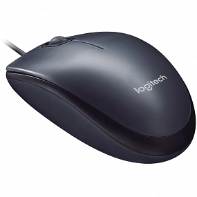 Мышь компьютерная Logitech M90 Black/Grey USB (910-001794/910-001793)