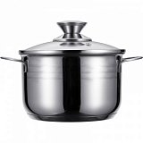 Кастрюля со стек. кр. 2л; 16х10см Linea BIMBO vitro 93-BIMv-06