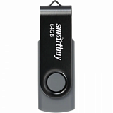 Флеш-память SmartBuy UFD 2.0 064GB Twist Black (SB064GB2TWK)
