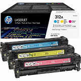 Картридж лазерный HP 312A CF440AM CMY для M476 (3шт/уп)