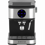 Кофеварка Brayer BR1105, 850 Вт, 1,5 л, 20 бар, капучин, латте, сенсор упр