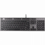 Клавиатура A4 KV-300H серый/черный USB slim