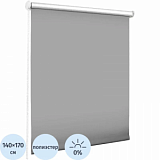 Рулонная штора SKR, Blackout, LUX 140x170 графит