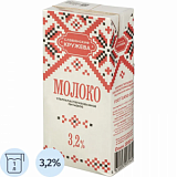 Молоко Славянские кружева 3.2% ультрапастер. 1 л