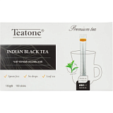 Чай черный индийский TEATONE в металл.стике, 100шт/уп. 1246