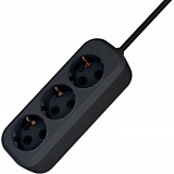 Удлинитель PROGIX US3GXB5 3р/5м черный, 3х0,75мм, 10А/2200Вт