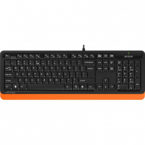Клавиатура A4Tech Fstyler FK10 черный/оранжевый USB