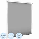 Рулонная штора SKR, Blackout, LUX 180x170 графит