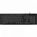 Клавиатура Genius проводн. SlimStar 820 черный