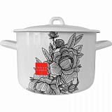 Кастрюля эмал 2,9л Urban flower 550001975