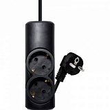 Удлинитель PROGIX PG215 2р/5м/2,2кВт/10А заземление, черный, ПВС 3х0.75