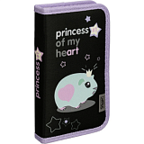 Пенал Комус Класс Princess ПКТ 03-20, ткань, 1 отд., 190x110 мм