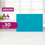 Папка-конверт на молнии А4 Attache Color , бирюза