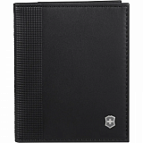 Визитница VICTORINOX Altius Alox с защ RFID,черн,натур кожа,9x1x10, 611578