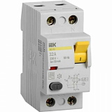 УЗО выключатель диф. тока IEK ВД1-63 2п 32А 30мА тип AC MDV10-2-032-030