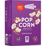 Снеки Зерно Happy Corn кукурузы лоп попкорн,карамель,в СВЧ,3штx100г,300г/УП