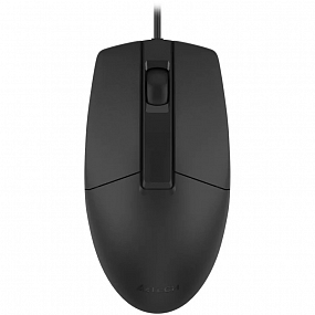 Мышь компьютерная A4Tech (OP-330 (BLACK)) оптическая 1200dpi/3but