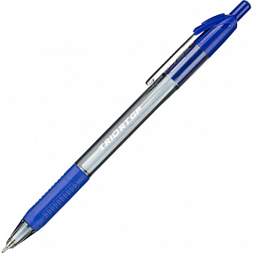 Ручка шариковая автомат. Unimax Glide Trio Steel 0,7мм,син,мас,5шт/уп