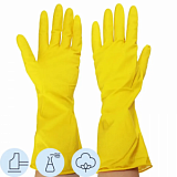 Перчатки MitRa Professional КЩС желтые, р.XL