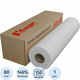 Бумага широкоформатная Комус 80г 594мм x150м 76.2мм