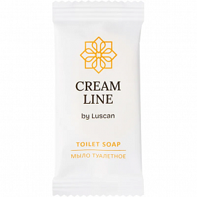 Мыло туалетное Luscan Cream Line, флоупак 13г,500шт/уп