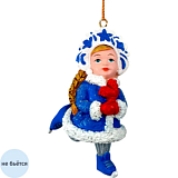 Игрушка Украшение НГ подвесное из полирезины / 4,5x9,5x4,5см арт.95528