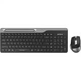 Набор клавиатура+мышь A4Tech Fstyler (FB2535C SMOKY GREY)клав,мышь:черн/сер