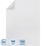 Ватман (бумага чертежная)  ф.600х840мм,пл.190 г, пачка 100л, Сыкт