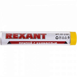 Припой с канифолью REXANT, 10 г, ПОС-61, d=1.0 мм (09-3101)