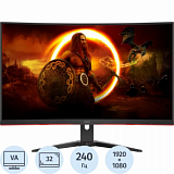 Монитор AOC (C32G2ZE/BK)32/FHD/VA/240Hz/300cd/1ms/HDMI/DP