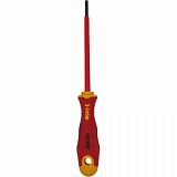 Отвертка диэлектрическая Ergonic плоская шлицевая 3,5X0,8X100 Felo 41303890