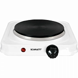 Плита SCARLETT SC-HP700S41, 1000Вт, белый