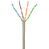 Кабель BigTech BT-CECR-002 медь UTP 4 пары, кат.5e AWG24 PVC 100м сер