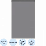 Рулонная штора Комус Мебель Sky W2237 V19, 70х160 графит