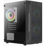 Корпус Aerocool Trinity Mini-G-BK v2 чер.безБП mATX 6x120mm
