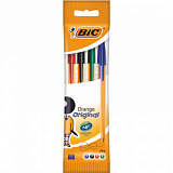 Набор шариковых ручек неавт. BIC ORANGE набор 4цв ассорт 8308541Франция