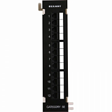 Патч-панель коммутационная REXANT (04-0020)настен.12 порт.UTP,RJ-45,CAT 5e