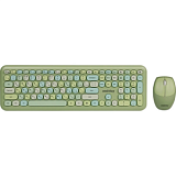 Набор клавиатура+мышь Smartbuy мультимедийный, зеленый (SBC-666395AG-G)