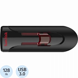 Флеш-память SanDisk Cruzer Glide 128GB/USB3.0/черный (SDCZ600-128G-G35)