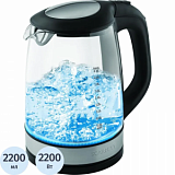 Чайник Scarlett SC - EK27G19, 2200 Вт 2,2л, стеклянный корпус