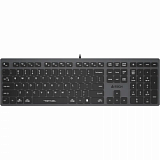 Клавиатура A4Tech Fstyler (FX50 GREY) серый USB slim Multimedia