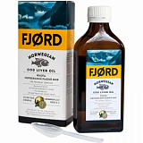 БАД Норвежский рыбий жир со вкусом лимона ФЬОРД FJORD 200мл