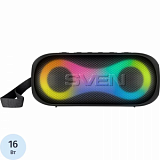 Акустическая система Sven PS-165, 2x8 Вт, IPx6, TWS, Bluetooth, microSD
