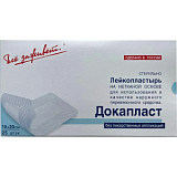 Пластырь-повязка Докапласт, 10х20см, №25, 25шт/уп